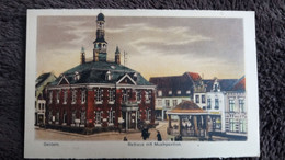 CPA GELDERN ALLEMAGNE RATHAUS MIT MUSIKPAVILLON KIOSQUE A MUSIQUE  ED L W B 149 - Geldern