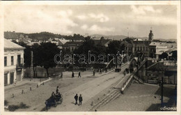 ** T2/T3 Ungvár, Uzshorod, Uzhhorod, Uzhorod; Látkép, Híd, Korona Szálloda, Automobil, üzletek / General View, Bridge, H - Sin Clasificación