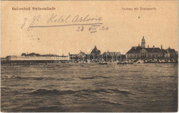 T2/T3 1920 Swinoujscie, Swinemünde; Kurhaus Mit Strandpartie / Spa, Bath, Beach (EK) - Zonder Classificatie