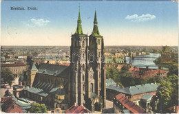 T2/T3 1938 Wroclaw, Breslau; Dom / Cathedral + "Benutz Die Luftpost!" - Zonder Classificatie
