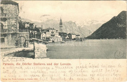 T2/T3 1904 Perast, Perasto; Die Dörfer Stolievo, Und Der Lovcen. Verlag Von Franz Laforest (EK) - Non Classificati