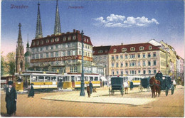 ** T1 Dresden, Postplatz / Trams, Square - Unclassified