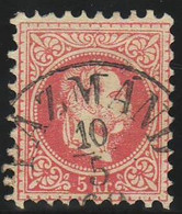 1867. Typography 5kr Stamp, PAZMAND/Feher - ...-1867 Préphilatélie