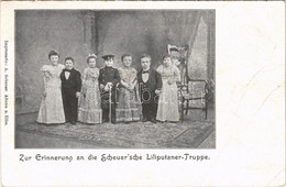 ** T3 Zur Erinnerung An Die Scheuer'sche Liliputaner-Truppe / Circus Group. Kunstanstalt Mucke & Schaerf (EB) - Unclassified