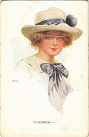 T2/T3 1917 Tomorrow. "New World Girl" Nr. 3. Lady Art Postcard (EK) - Zonder Classificatie