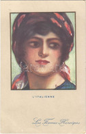 * T3 L'Italienne / French Lady Art Postcard. Les Femmes Heroiques. Visé Paris No. 46. S: Em. Dupuis (EB) - Zonder Classificatie
