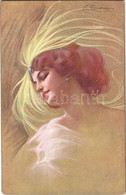 T2 1919 Lady Art Postcard. B.K.W.I. 702-2. S: Guerzoni - Zonder Classificatie