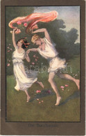 * T2 1919 The Bacchanale. Lady Art Postcard. C.W. Faulkner & Co. Series 1219. - Sin Clasificación