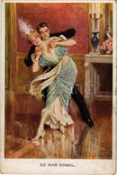 ** T2/T3 Es War Einmal / Romantic Couple Art Postcard. M. Munk Wien Nr. 1087. (worn Corners) - Sin Clasificación