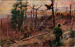 * T2/T3 1914 Hunter With Rifle. Serie 206. (Rb) - Sin Clasificación