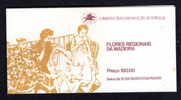 MADEIRA - 1983 E180 FLOWERS BOOKLET COMPLETE FINE MNH ** SG SB3 - Booklets