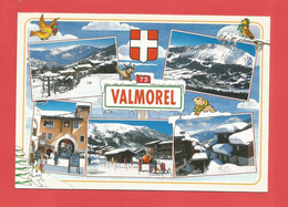 Delcampe - C.P.M.( 73 ) « VALMOREL »  Jolie Multi-Vues Générales Animées    X 2 Phots - Valmorel