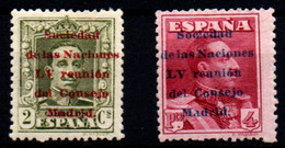 España Nº 456, 466. Año 1929 - Ungebraucht