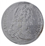 Ausztria 1740. 1/4 Tallér Ag "III. Károly" (6,63g) T:2-,3 Kis Hajlás, Ph. / Austria 1740. 1/4 Thaler Ag "Charles III" (6 - Zonder Classificatie