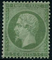 ** N°20 5c Vert - TB - 1862 Napoleon III