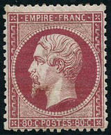 * N°24 80c Rose, Quasi SC - TB - 1862 Napoleon III