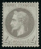 * N°27 4c Gris - TB - 1863-1870 Napoleon III Gelauwerd