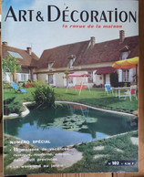 Art Et Décoration_n°102_juillet Août 1963_Numéro Spécial_photo Cour Ferme Mesnil-Ponceau - Maison & Décoration