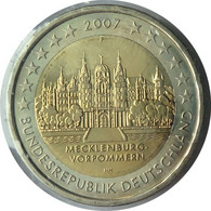 AL20007.2F - ALLEMAGNE - 2 Euros Commémo. Mecklenburg-Vorpommern - 2007 F - Germania