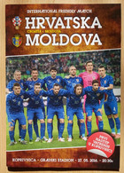 Match Program, HRVATSKA - MOLDOVA - KOPRIVNICA, 27.05.2016. FRIENDLY MATCHES, FOOTBALL CROATIA VS. SAN MARINO - Libri