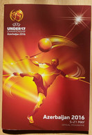 PROGRAM UEFA European Under-17 Championship In Azerbaijan, Football - Books