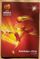 PROGRAM UEFA European Under-17 Championship In Azerbaijan, Football - Livres