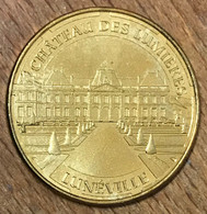 54 CHÂTEAU DES LUMIÈRES LUNÉVILLE MDP 2014 MÉDAILLE SOUVENIR MONNAIE DE PARIS JETON TOURISTIQUE TOKENS MEDALS COINS - 2014