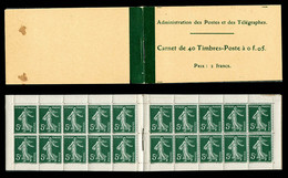 ** N°137-C6, 5c Vert Type II PAPIER X (GOMME STRIEE), Tâches De Gomme Au Verso De La Couverture Sans Importance. GRANDE  - Sonstige & Ohne Zuordnung