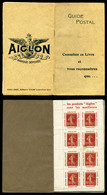 ** N°138-CP1, AIGLON8 Timbres Sur Porte Timbrecarnet De 16 Pages; 2 Timbres Pd. R.R. (certificat)  Qualité: ** - Sonstige & Ohne Zuordnung