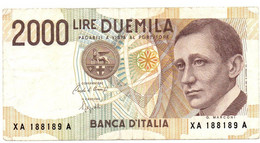 Italia - 2.000 Lire 1993 - Marconi Serie Sostitutiva XA     ---- - 2.000 Lire