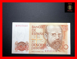SPAIN 200 Pesetas 16.9.1980 P. 156   XF - [ 4] 1975-… : Juan Carlos I