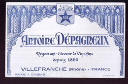 B881 - BUVARD  - Antoine DEPAGNEAUX  VILLEFRANCHE - RHÖNE - Drank & Bier