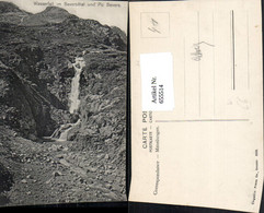 655514,Wasserfall Im Beversthal U. Piz Bevers Wasserfall B. St. Moritz - Bever
