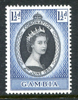 Gambia 1953 QEII Coronation HM (SG 170) - Gambia (...-1964)