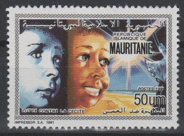 Mauritanie Mauretanien Mauritania 1991 Mi. 1001 Lutte Contre La Cécité Blindheit Blindness Medecine 1 Val. ** - Mauritanie (1960-...)