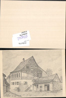 654042,Künstler AK W. Brütsch Hofen Holländerhaus Bauernhof Thayngen Kt. Schaffhausen - Thayngen