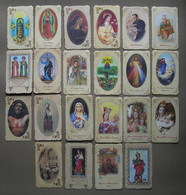 Vintage 22 IMAGES PIEUSES ITALIENNE Différentes SAINTS Et SAINTES, NOTRE- DAME ....etc   HOLY CARDS / SANTINO - Images Religieuses