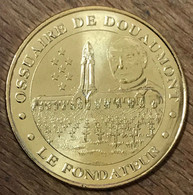 55 DOUAUMONT OSSUAIRE LE FONDATEUR MDP 2010 MÉDAILLE SOUVENIR MONNAIE DE PARIS JETON TOURISTIQUE MEDALS COINS TOKENS - 2010