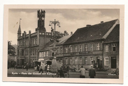 KRITZ  PLATZ  DER  EINHEIT  MIT  RATHAUS - Kyritz