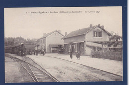 CPA [07] Ardèche > Saint Agrève Gare Chemin De Fer Train - Saint Agrève