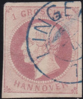Hannover    .   Michel  .  14d II  (2 Scans)      .     O   .     Gebraucht - Hanover