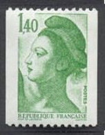 France N°2191 Roulette Neuf ** 1982 Avec N° Rouge Au Dos - Ungebraucht