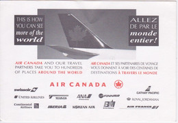 CANADA - TICKET  TRANSPORT EMBARQUEMENT AVION AIR CANADA - AEROPORT MIRABEL PARIS CDG - Mondo