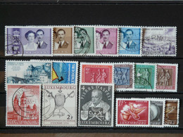 LUXEMBOURG - 1953/1954 - Lot  14 O / 4 * (voir Scan) - Collections
