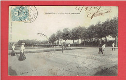 MAMERS 1904 TENNIS DE LA GARNISON CARTE EN BON ETAT - Mamers