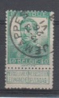 BELGIUM USED COB 114 ALBERT 1ER - 1912 Pellens