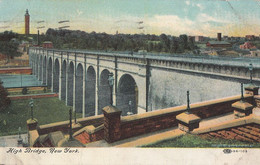 New York City - High Bridge - By IPCN  No. 96-103 - Stamp Postmark 1910 - 2 Scans - Bridges & Tunnels