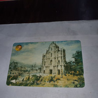 Macau-(9macb0009812)-ruinas De S.paulo Macau-(mop50)-(2)-used Card+1cards Prepiad Free - Macau