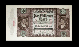 # # # Banknote Germany (Dt. Reich) 2 Mio Mark 1923 UNC # # # - 2 Millionen Mark