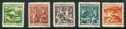 AUSTRIA 1924 Youth And Tuberculosis Charity, MNH / **.  Michel 442-46 - Neufs